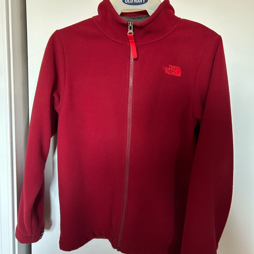 Boys The North Face fleece jacket